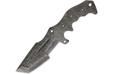Image of Knifemaking Knife Blade Tanto Chopper, 4.75 Damascus steel tanto blade, SM-APR-BL14 DAMASCUS