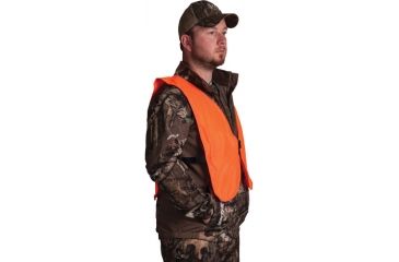 Image of Knight &amp; Hale Blaze Orange Safety Vest Fold Away