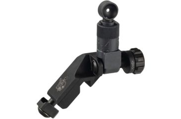 Image of Knight's Armament 45 Degree Offset Folding Micro Rear Sight, 600 Meter, Clamp Mount, Black, 30878