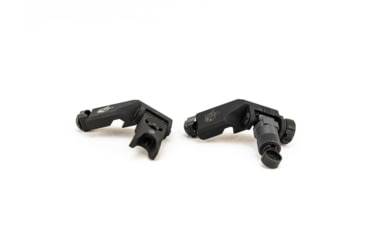 Image of Knight's Armament Offset Fixed Front and Rear Sight, Black, 31593