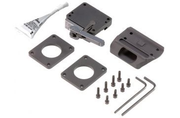 Image of Knight's Armament Aimpoint Micro Mount Kit, Quick Detach w/Riser Blocks, Black, 25682