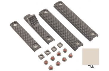 Image of Knight's Armament URX III and 3.1 Long Rail Panel Kit, Tan KM30410-TAN