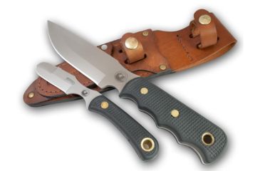 Image of Knives of Alaska Bush Camp Muskrat Combo Suregrip Handle Knives, Black 00307FG