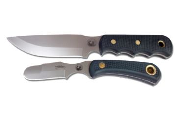 Image of Knives of Alaska Bush Camp Muskrat Combo Suregrip Handle Knives, Black, 00307FG