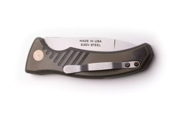 Image of Knives of Alaska Eagle Auto Automatic Folding Knife, 2.9in, CPM MagnaCut Stainless Steel, Spear Point Blade, G10, Black/OD Handle, 00956FG