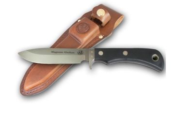 Image of Knives of Alaska Magnum Alaskan Knife, Suregrip Handles, Black 00157FG