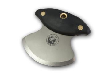 Image of Knives of Alaska Magnum D2 Steel Ulu, Black 00122FG