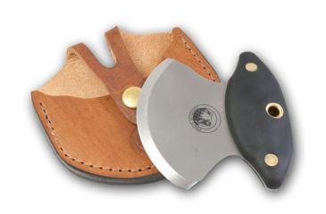 Image of Knives of Alaska Magnum D2 Steel Ulu, Black 00122FG
