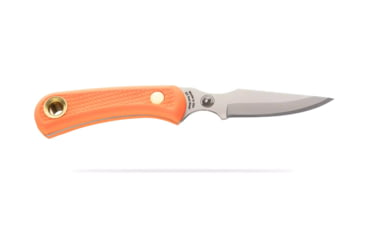 Image of Knives of Alaska Muskrat / Cub Bear Combo Fixed Blade Knives, 2.25in / 2.75in, CPM-S30V Stainless Steel, Round Point/Caping Blade, Santoprene, Orange Handle, 00104FG
