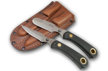 Image of Knives of Alaska Muskrat/Cub Bear D2 Steel Fixed Blade Knife Combo, 2.25in/2.75in, D2 Steel Blades, Black Suregrip Handle, 00095FG