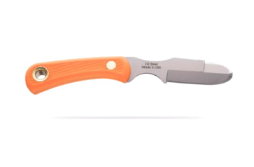 Image of Knives of Alaska Muskrat/Cub Bear Combo Fixed Blade Knives, 2.25in/2.75in, Magnacut Stainless Steel, Round Tip/Caping Blade, Suregrip, Orange, 00106FG