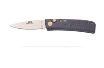 Image of Knives of Alaska Onyx Auto Automatic Folding Knife, 2.6in, CPM MagnaCut Stainless Steel, Drop Point Blade, G10, Black Handle, 00954FG