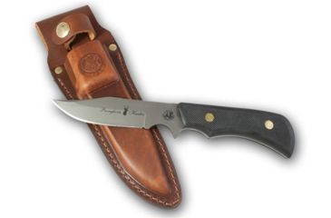 Image of Knives of Alaska Trekker Series Pronghorn D2 Knife, Suregrip Handle, Black 00160FG
