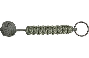 Image of Knotty Boys 6 in. Monkey Fist Keychain, Foliage-ACU KYKM0410