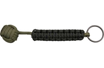 Image of Knotty Boys 6 in. Monkey Fist Keychain, OD-Black KYKM0102