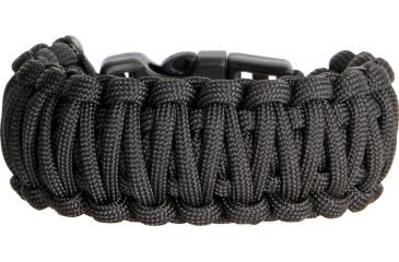Image of Knotty Boys Fat Boy Survival Bracelet, Black, 8in. Diameter KY111