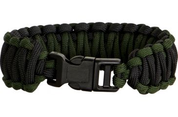 Image of Knotty Boys Fat Boy Survival Bracelet, Black-OD Green, 9in. Diameter KY106
