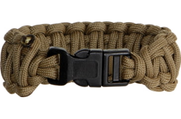 Image of Knotty Boys Fat Boy Survival Bracelet, Coyote Brown, 8in. Diameter KY115