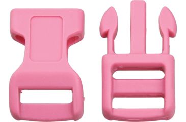 Image of Knotty Boys Hard Plastic Buckle- 100-Piece, Pink, 1 1/2in. x 3/4in. KYCPP