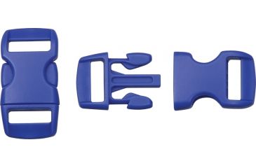 Image of Knotty Boys Hard Plastic Buckle-50 Piece, Blue, 3/8in. KYBZ05B