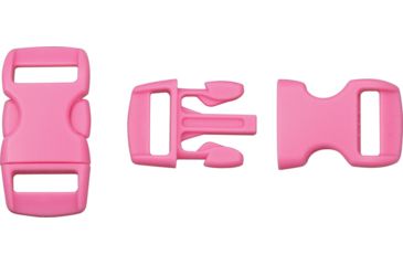 Image of Knotty Boys Hard Plastic Buckle-50 Piece, Pink, 3/8in. KYBZ05LP