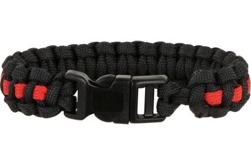 Image of Knotty Boys Themed Survival Bracelet, Red, 9in. Diameter KY302