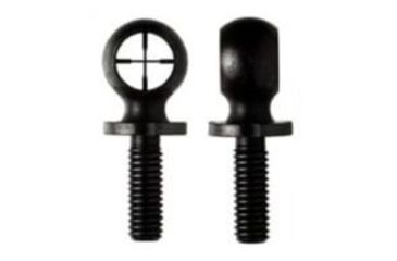 Image of KNS Precision AR15/M16/AR10/ SR25 Hooded-Duplex Sight, Black ARHDDU