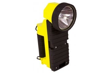 Image of Koehler Bright Star Gen II Lighthawk LED 4-cell w/Charger Base &amp; 12/24V DC Plug Yellow Flashlight, 9.5 7632