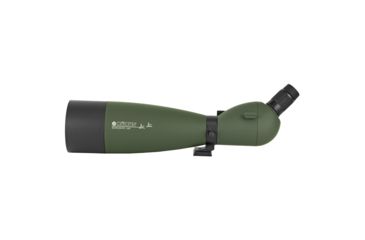 Image of Konus Konuspot-100 20-60X100 mm Angled Spotting Scope w/ Objective Lens Case and Camera Adapter, Green, 7122B