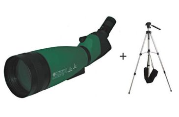 Image of Konus Konuspot 20-60x100 Waterproof Angled Spotting Scope w/ Konus 65-160cm Camera/Spotting Scope Tripod