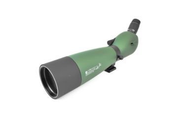 Image of Konus KonuSpot-80 20-60x80 Angled Spotting Scope,Tripod/Case/Camera &amp; Smartphone Adapter, Green, 7120B