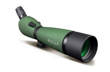 Image of Konus KonuSpot-80 20-60x80 Angled Spotting Scope,Tripod/Case/Camera &amp; Smartphone Adapter, Green, 7120B