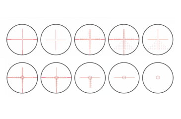 Image of Konus Konuspro-El30 Electronic Rifle Scope, 6-24x50mm, 30 mm, 10 Interchangeable Illuminated Reticles, Black, 7331