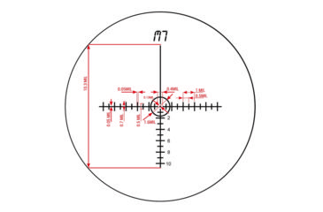 Image of Konus KONUSPRO-EL30 Rifle Scope, 3-9x40mm, 30mm Tube, LCD Technology, 10 Interchangeable Reticles, Black, 7329