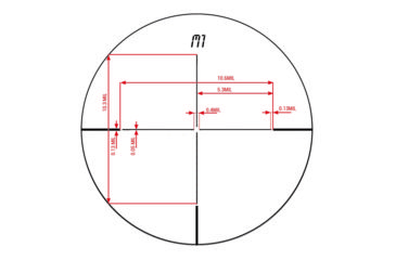 Image of Konus KONUSPRO-EL30 Rifle Scope, 3-9x40mm, 30mm Tube, LCD Technology, 10 Interchangeable Reticles, Black, 7329