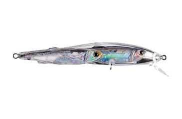 Image of Koppers Live Target Glass Minnow Jerkbait Lure 4-3/4" - Silver/Smoke 120884