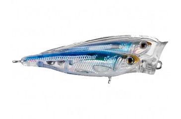 Image of Koppers Live Target Glass Minnow Popper Lure 3" - Silver/Blue/Green 120894