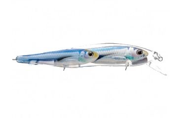 Image of Koppers Live Target Emerald Shiner Jerkbait Lure 3-1/2" - Pearl/Blue 120837