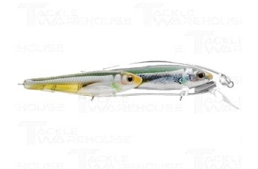 Image of Koppers Live Target Emerald Shiner Jerkbait Lure 3-1/2" - Pearl/Olive 120835