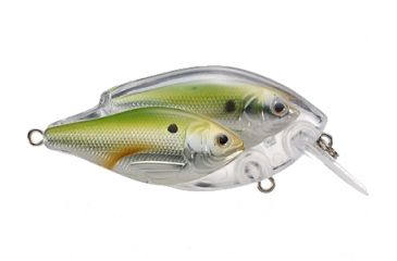 Image of Koppers Live Target Threadfin Shad Squarebill Lure 2-3/8" - Metallic/Green 120846