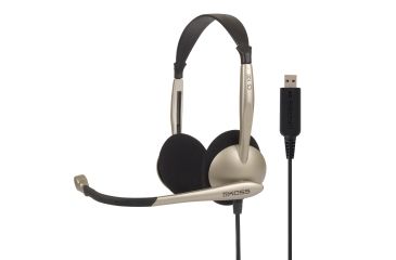 Image of Koss CS100 USB Gaming Headset, Titanium/Black, NSN 5965-32-015-8412 , 5965320158412, CS100 USB