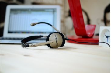 Image of Koss CS100 USB Gaming Headset, Titanium/Black, NSN 5965-32-015-8412 , 5965320158412, CS100 USB