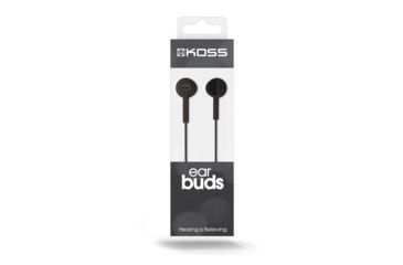 Image of Koss KE5 Stereo Earbuds, Black, NSN 5965-32-015-8412 , 5965320158412, KE5k