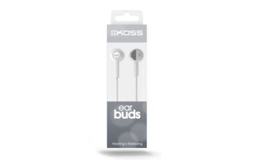Image of Koss KE5 Stereo Earbuds, White, NSN 5965-32-015-8412 , 5965320158412, KE5w