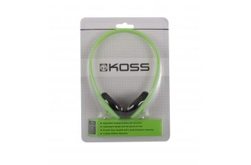 Image of Koss KPH7 Portable Headphone, Green, NSN 5965-32-015-8412 , 5965320158412, KPH7g