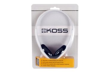 Image of Koss KPH7 Portable Headphone, White, NSN 5965-32-015-8412 , 5965320158412, KPH7w