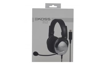Image of Koss SB45 Communication USB Headset, Silver/Black, NSN 5965-32-015-8412 , 5965320158412, SB45USB