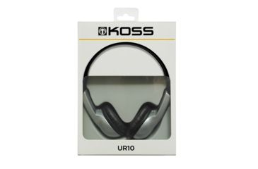 Image of Koss UR10 Lighweight Home Headphone, Silver/Black, NSN 5965-32-015-8412 , 5965320158412, UR10