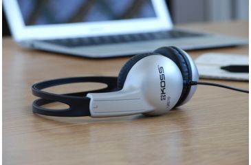 Image of Koss UR10 Lighweight Home Headphone, Silver/Black, NSN 5965-32-015-8412 , 5965320158412, UR10