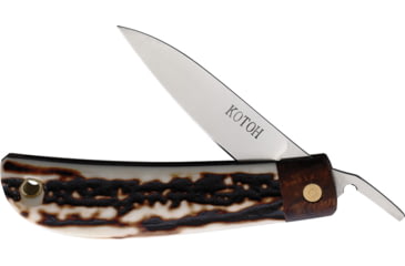 Image of Kotoh Knives Folder Stag D2